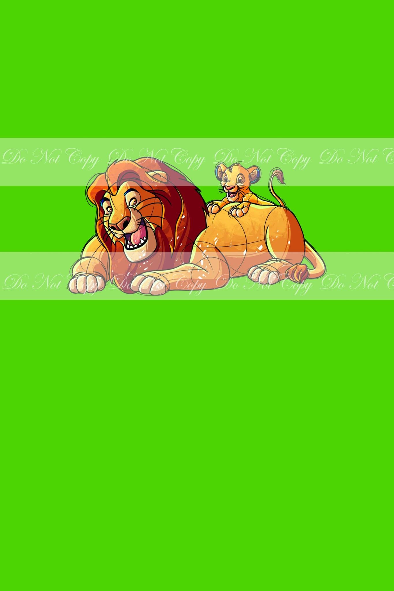 Preorder R51 -King Of The Jungle (Child, Big kids, Adults) The King and Baby
