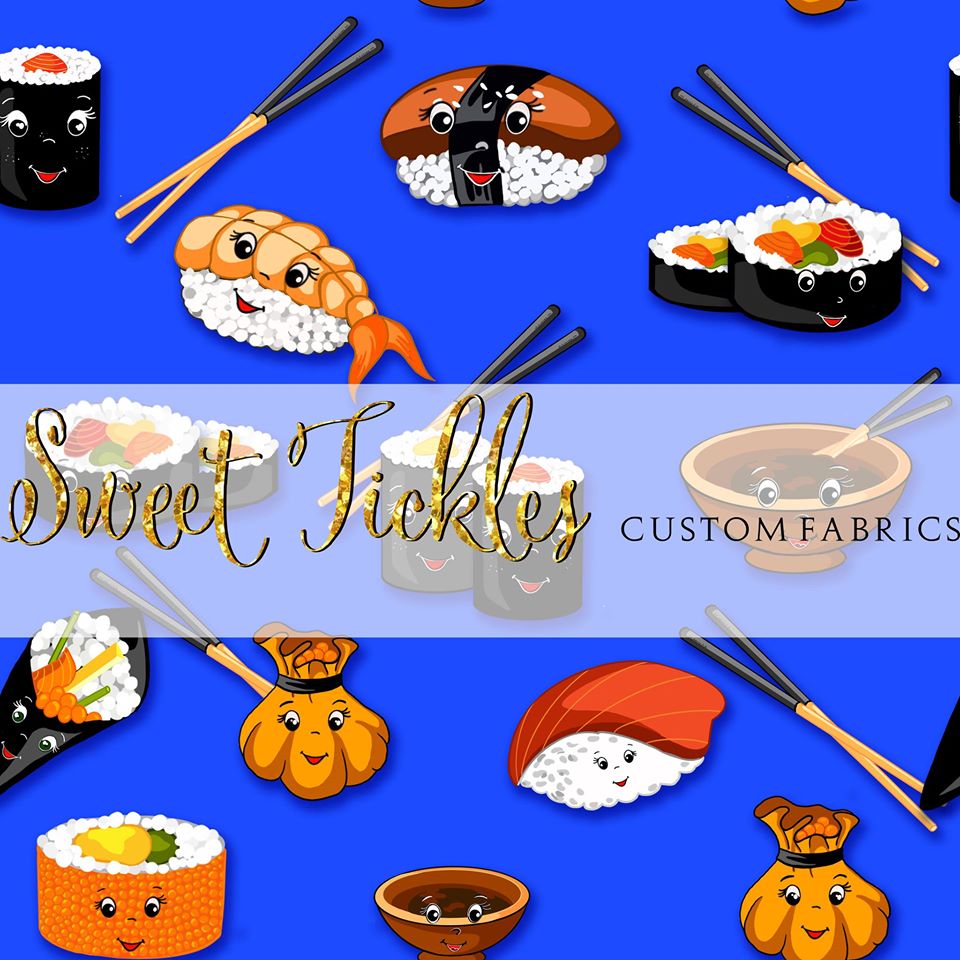 Retail Little Foodies - Sushi Time- Royal Blue