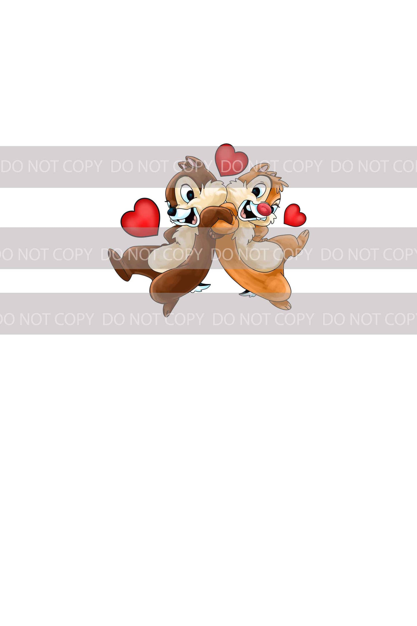 PREORDER R30- Once Upon a Love-The Chipmunks panels- White(Child, Big kids, Adults)