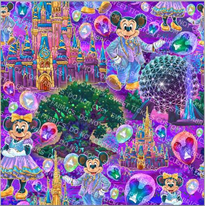 Preorder R22- 50TH Celebration-Main Print - Purple - Small Scale