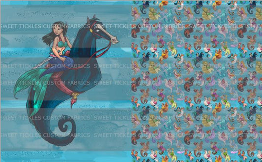 Preorder R22- Mermagical- Child/ Toddler Blanket Topper- Mulani