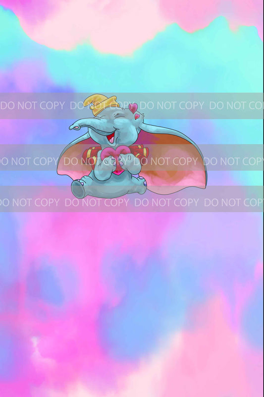 PREORDER R30- Once Upon a Love- Elephant Panels- Colorful(Child, Big kids, Adults)