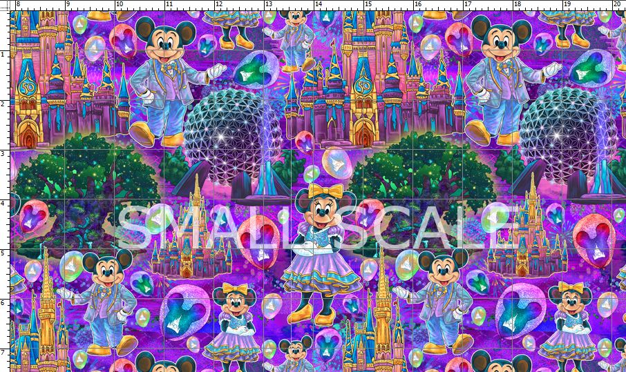 Preorder R22- 50TH Celebration-Main Print - Purple - Small Scale