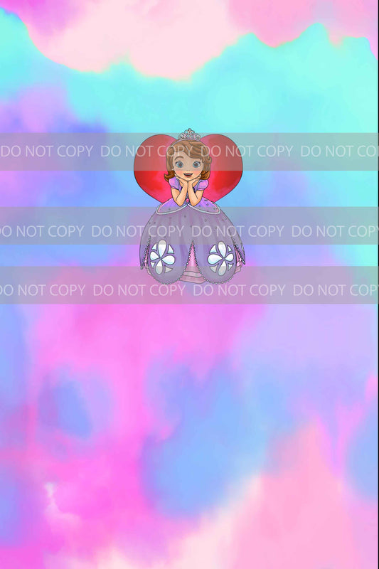 PREORDER R30- Once Upon a Love- Princess Panels Colorful (Child, Big kids, Adults)