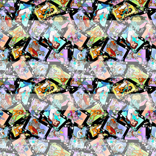 Preorder R51- The Deck-  Main Print Tossed- Regular Scale (Black)