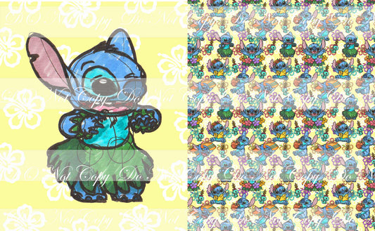 PREORDER R43-  Ohana-Hula Dance - Toddler Blanket Topper-(Tossed)