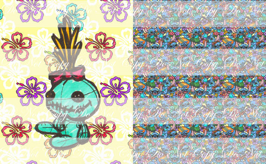 PREORDER R43-  Ohana- Rag Doll- Toddler Blanket Topper-(Stacked)