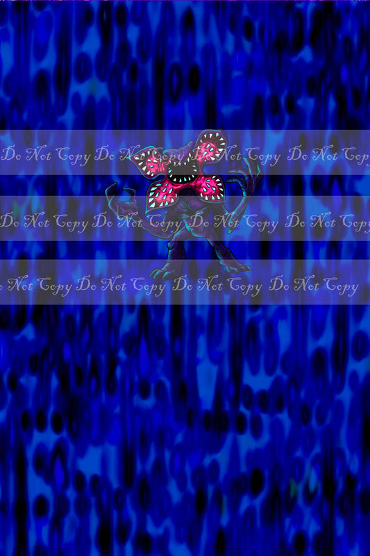 Preorder R39 - Stranger Things- Monster- Blue(Child, Big kids, Adults)