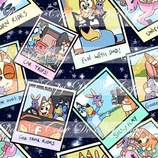 Preorder R52-  Heelers Memories - Main Print - Regular Scale (Navy)