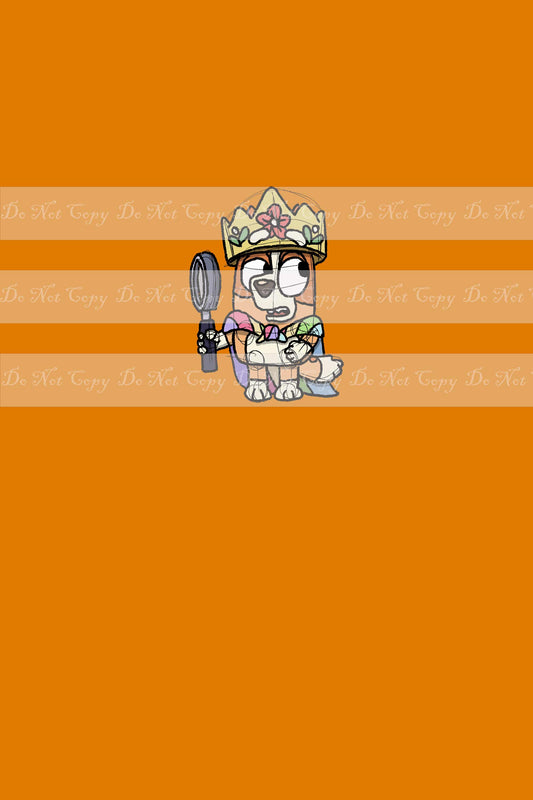 Preorder R39 - Heelerween- Princess Panel- Orange (Child, Big kids, Adults)