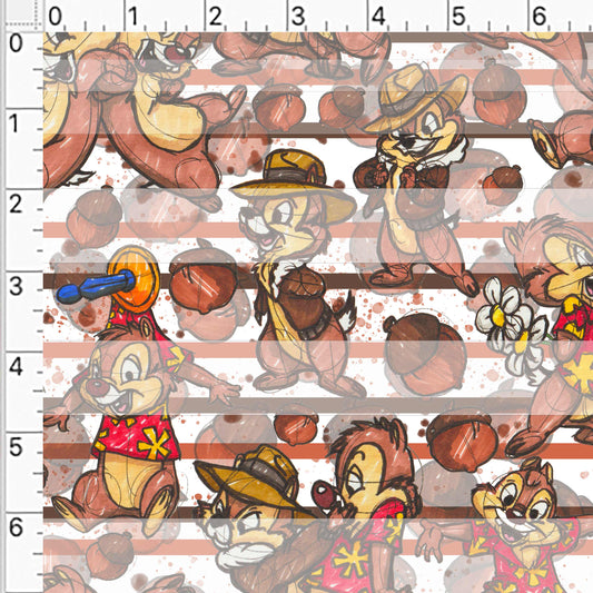 Preorder R42- Rescue Time- Tossed Main Print- Regular Scale