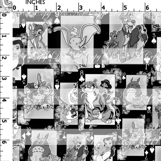 Preorder R51- The Deck-  Main Print Small Scale (Black and White)