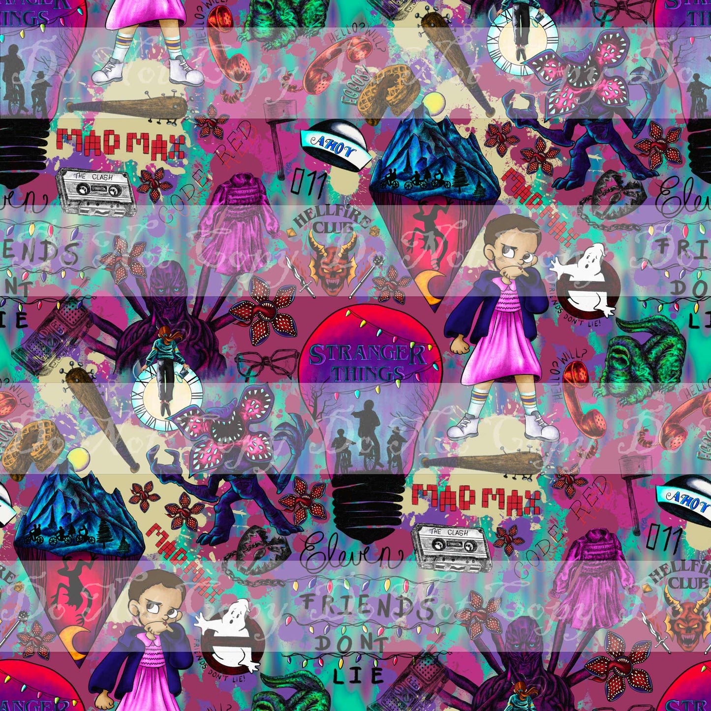 Preorder R39 - Stranger Things-Small Scale- Colorful