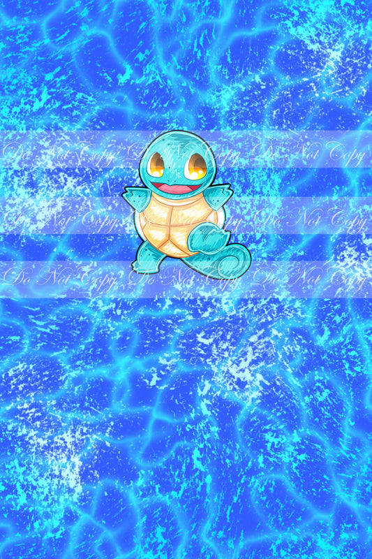 Preorder R50 Pocket Monster -Squirtle (Child, Big kids, Adults) (Fire)