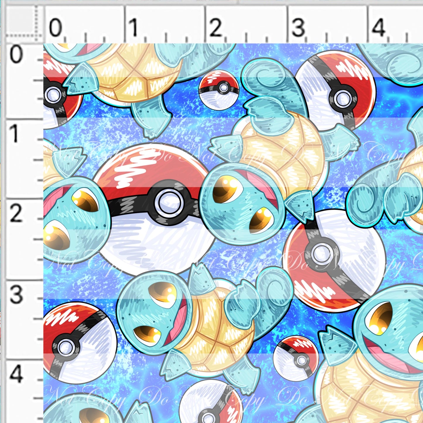 Preorder R50-  Squirtle- Main Print Small Scale